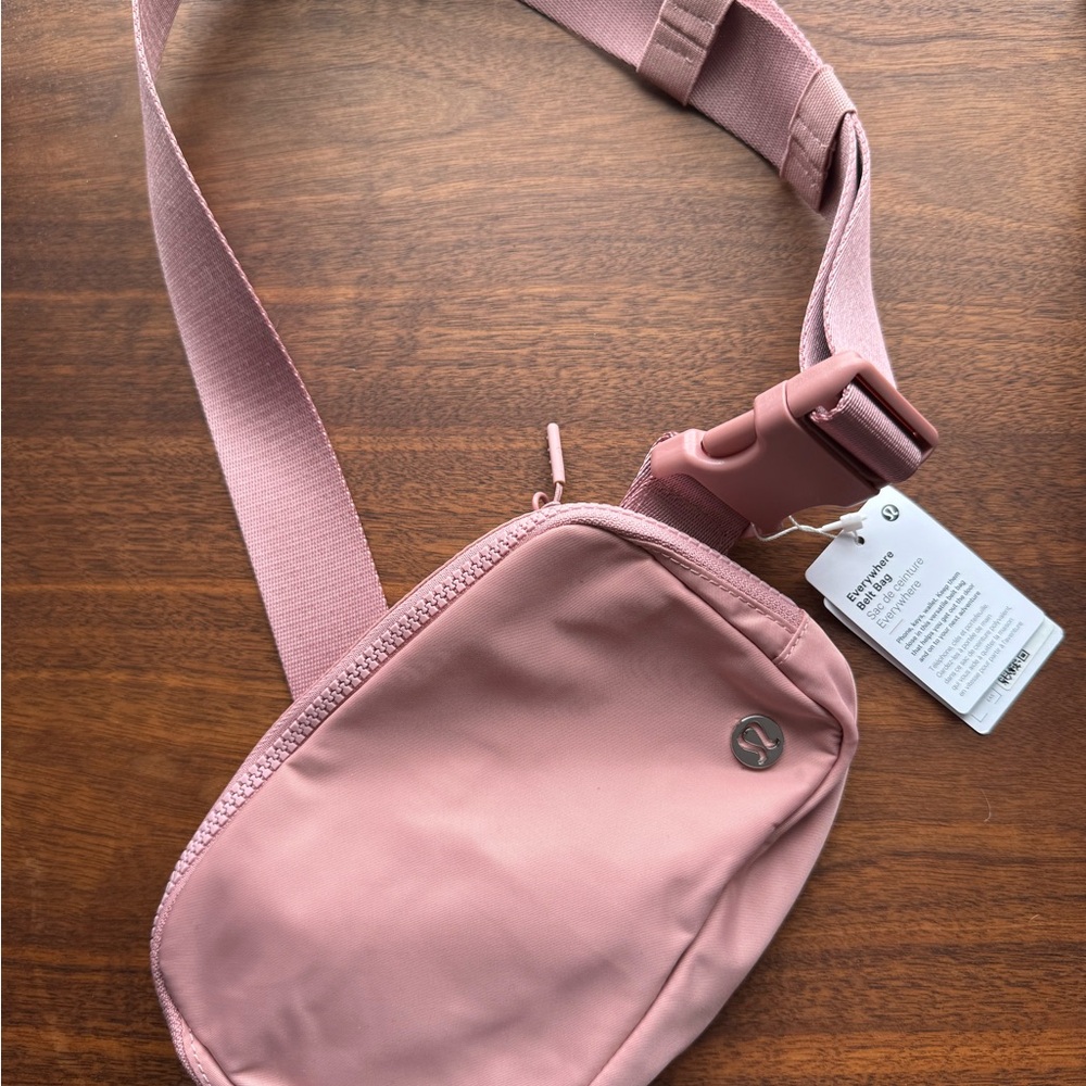 lululemon athletica Pink Crossbody Bag used twice too small